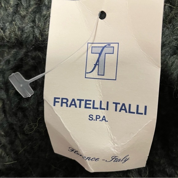 Fratelli Talli green wool alpaca blend hat - Picture 3 of 5